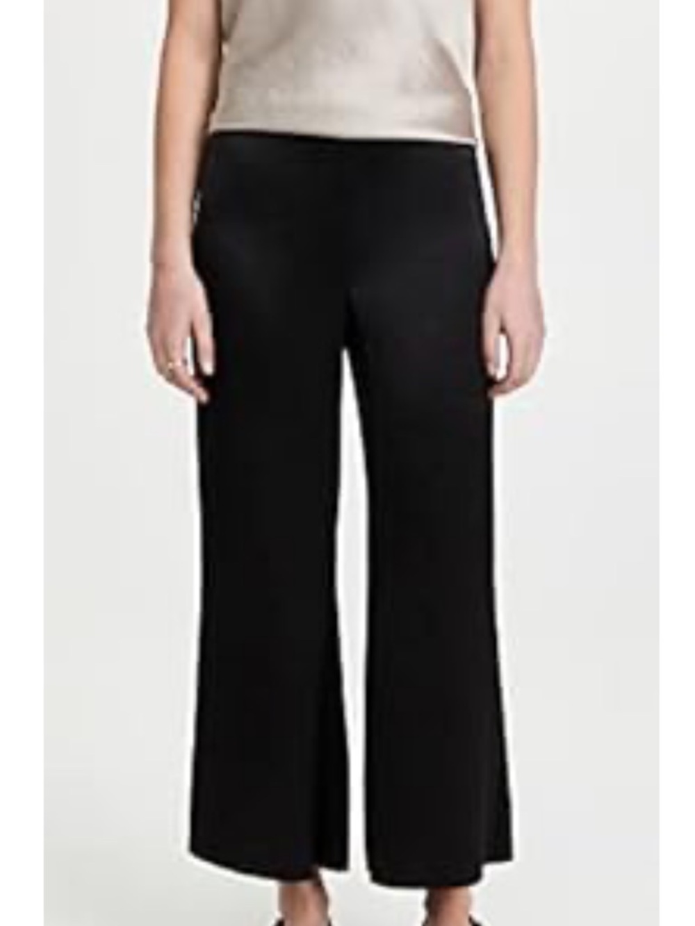 NWT Vince Bias Wide Pants in black NO POCKETS